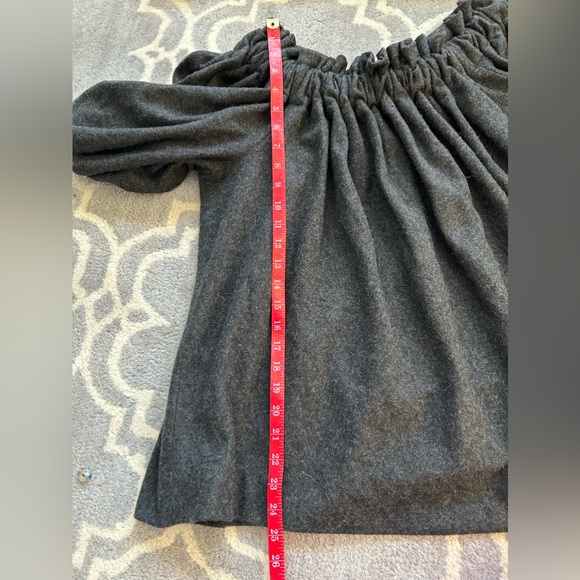 Greta Constantine Wool Oversized Short Sleeve Unlined Top Size 4-6 - Picture 10 of 10